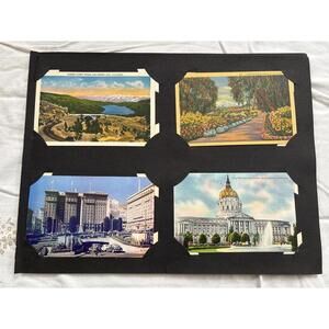 Lot of 20 Vintage Postcards California Lake Tahoe Hollywood